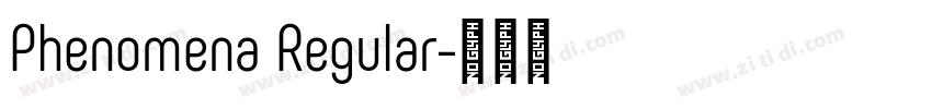 Phenomena Regular字体转换 Phenomena Regular字体转换